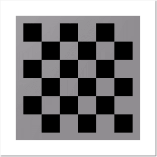 chessboard design Posters and Art